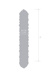 Gläs - Purple Rose Nubby Dildo - Clear - Stag Shop