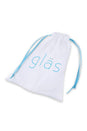 Gläs - Amethyst Rain Glass Butt Plug - Clear/Blue - Stag Shop