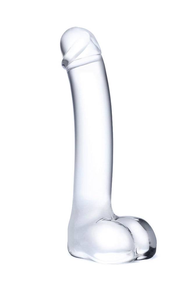 Gläs - 7-inch Curved Realistic Glass Dildo - Clear - Stag Shop