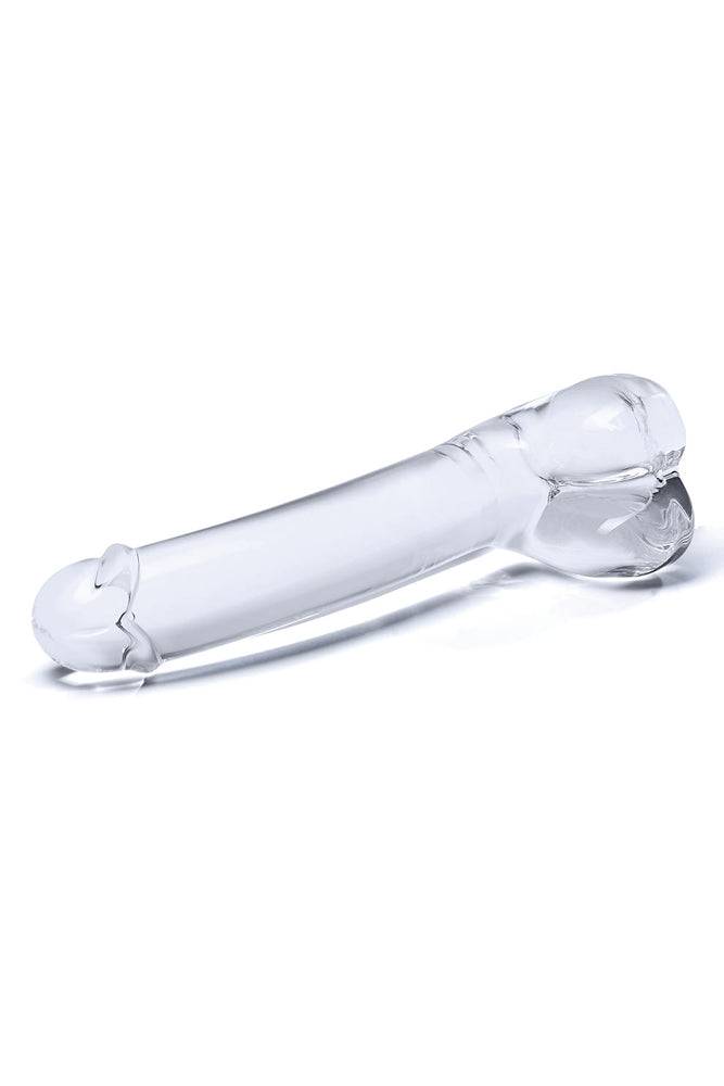 Gläs - 7-inch Curved Realistic Glass Dildo - Clear - Stag Shop