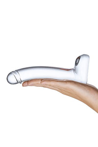 Thumbnail for Gläs - 7-inch Curved Realistic Glass Dildo - Clear - Stag Shop