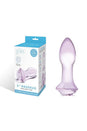 Gläs - Rosebud Glass Butt Plug - Pink - Stag Shop