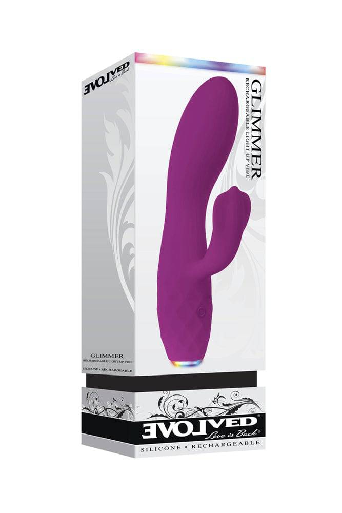 Evolved - Glimmer Dual Vibrator - Purple - Stag Shop