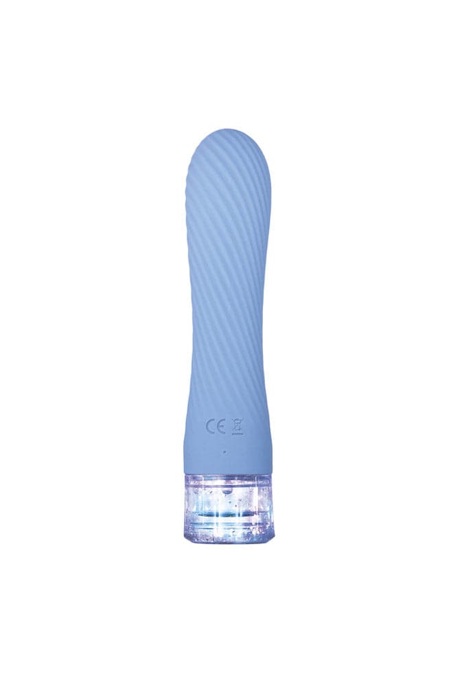 Evolved - Glitteriffic Dual Vibrator - Periwinkle - Stag Shop