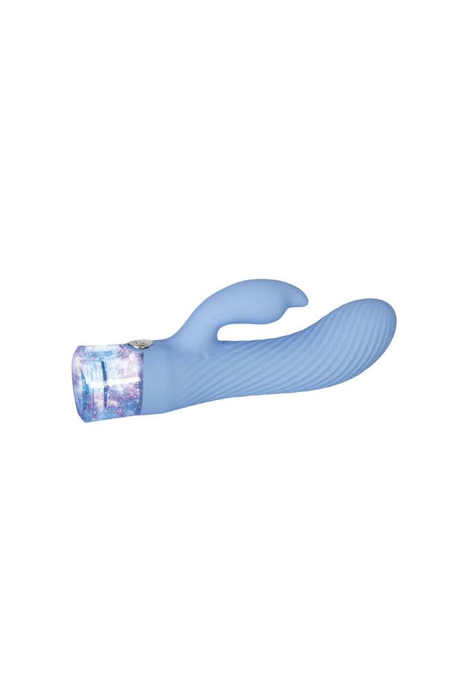Evolved - Glitteriffic Dual Vibrator - Periwinkle - Stag Shop