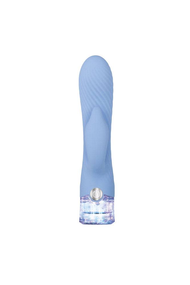 Evolved - Glitteriffic Dual Vibrator - Periwinkle - Stag Shop