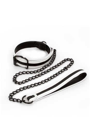 NS Novelties - GLO Bondage - Collar & Leash - Stag Shop