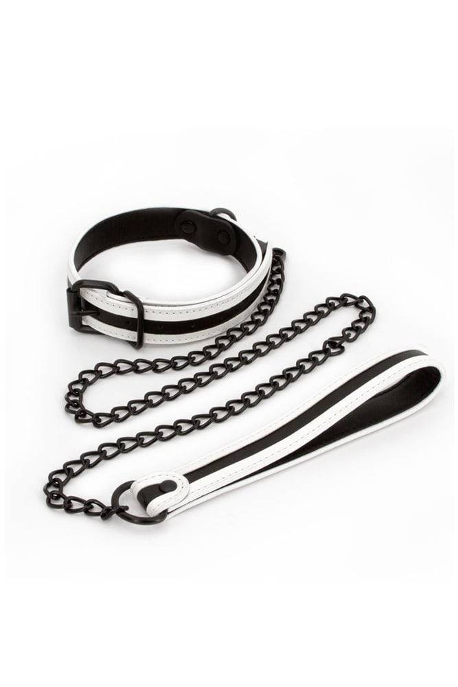 NS Novelties - GLO Bondage - Collar & Leash - Stag Shop