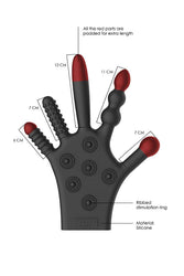 Shots Toys - Fist It - Silicone Stimulation Glove - Black - Stag Shop