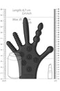 Shots Toys - Fist It - Silicone Stimulation Glove - Black - Stag Shop