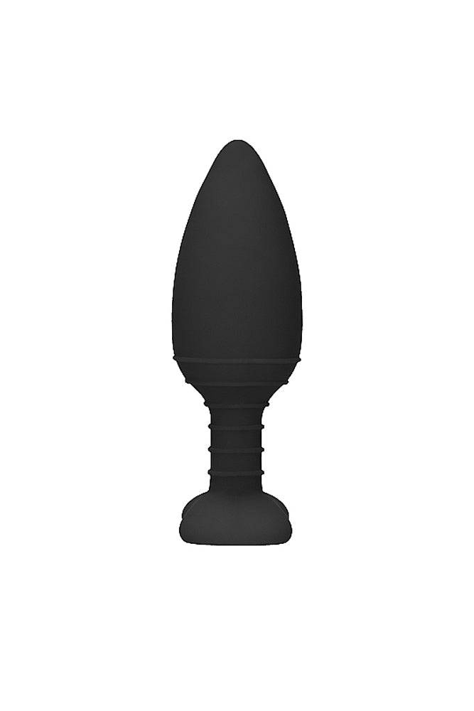 Shots Toys - Elegance - Glow Heating Butt Plug - Black - Stag Shop