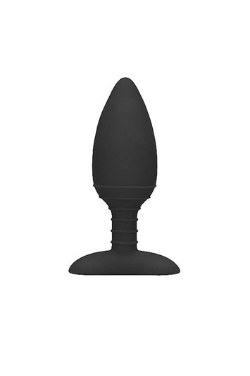 Shots Toys - Elegance - Glow Heating Butt Plug - Black - Stag Shop