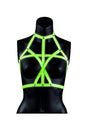 Ouch by Shots Toys - Bra Harness - Glow in the Dark - Stag Shop