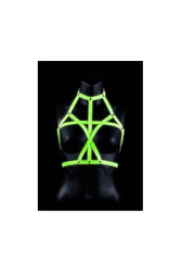 Ouch by Shots Toys - Bra Harness - Glow in the Dark - Stag Shop