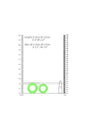 Ouch by Shots Toys - 2 pc Cock Ring Set - Glow in the Dark - Stag Shop