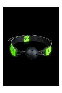 Thumbnail for Ouch by Shots Toys - Breathable Ball Gag - Glow in the Dark - Stag Shop