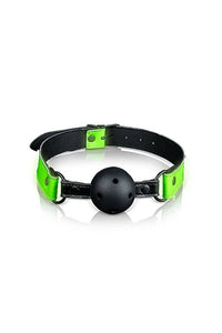 Thumbnail for Ouch by Shots Toys - Breathable Ball Gag - Glow in the Dark - Stag Shop