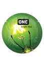 Pamco - One Condoms - Glowing Pleasure - Glow in the Dark - Latex Condom - Singles - Stag Shop