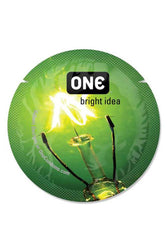 Pamco - One Condoms - Glowing Pleasure - Glow in the Dark - Latex Condom - Singles - Stag Shop