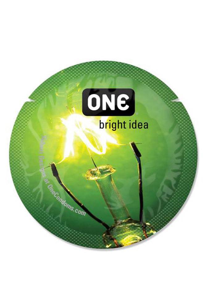 One Condoms - Glowing Pleasure - Glow in the Dark - Latex Condom - Sin | Stag Shop One Condoms - Glowing Pleasure - Glow in the Dark - Latex Condom - Sin | Stag Shop
