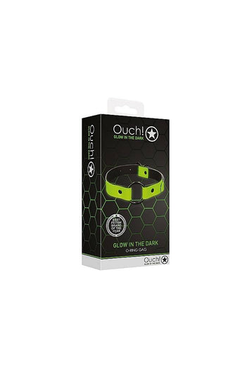 Ouch by Shots Toys - O-Ring Gag - Glow in the Dark - Stag Shop