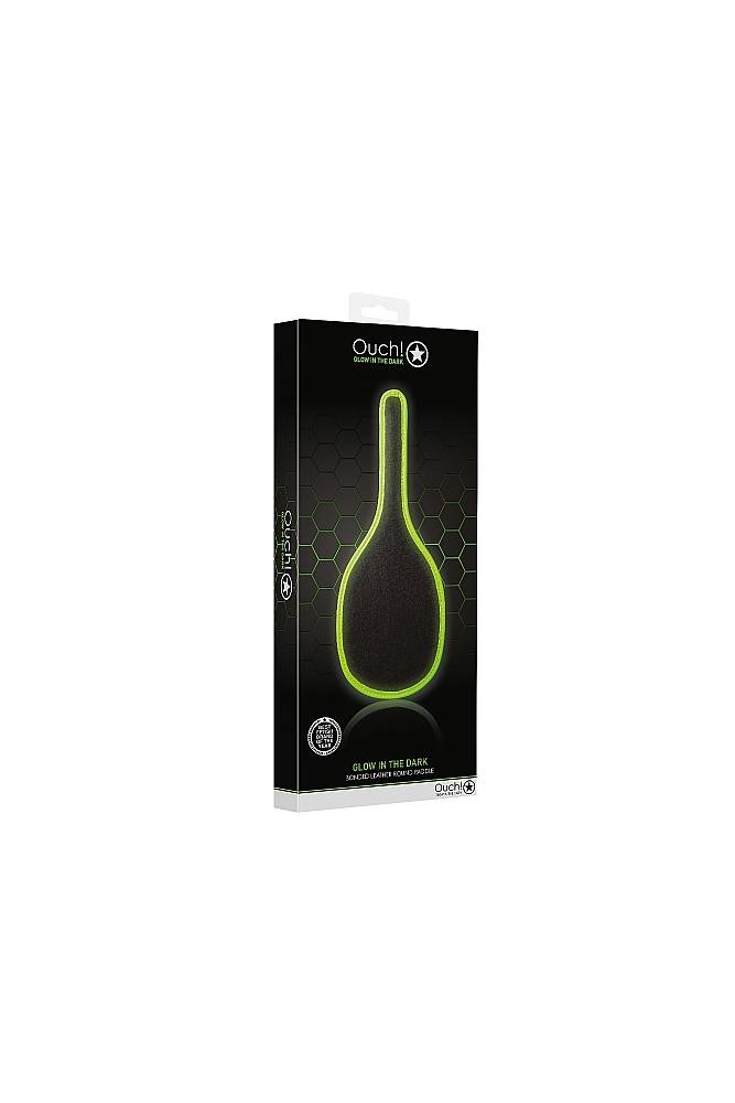 Ouch by Shots Toys - Round Paddle - Glow in the Dark - Stag Shop