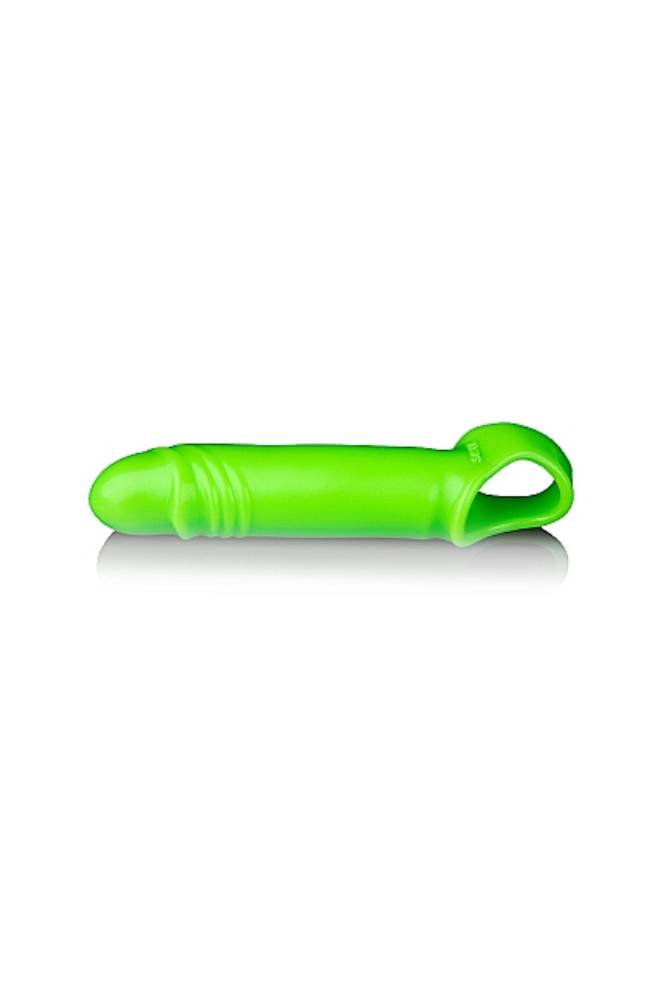 Ouch by Shots Toys - Glow -Smooth Stretchy Penis Sleeve with Ball Stra |  Stag Shop