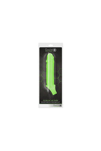 Thumbnail for Ouch by Shots Toys - Smooth Stretchy Penis Sleeve with Ball Strap - Glow in the Dark - Stag Shop