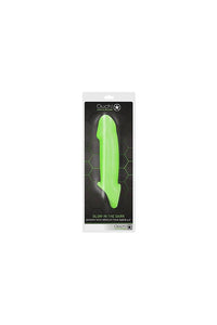 Thumbnail for Ouch by Shots Toys - Smooth, Thick & Stretchy Penis Sleeve with Textured Tip & Ball Strap - Glow in the Dark - Stag Shop