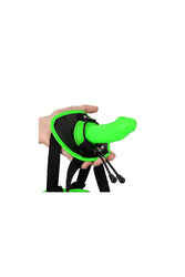 Ouch by Shots - Strap-on Harness & Dildo Set - Glow in the Dark - Stag Shop
