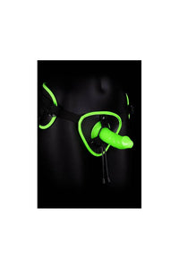Thumbnail for Ouch by Shots - Strap-on Harness & Dildo Set - Glow in the Dark - Stag Shop