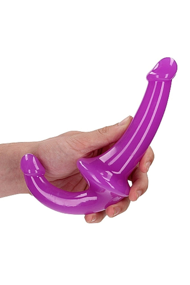 Shots Toys - Real Rock - 6" Glow in the Dark Strapless Strap-On - Assorted Colours - Stag Shop