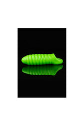 Ouch by Shots Toys - Swirl Thick Stretchy Penis Sleeve with Ball Strap - Glow in the Dark - Stag Shop