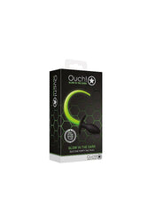 Ouch by Shots Toys - Puppy Tail Plug - Glow in the Dark - Stag Shop