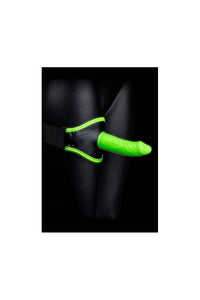 Thumbnail for Ouch by Shots - Thigh Strap-on & Dildo Set - Glow in the Dark - Stag Shop