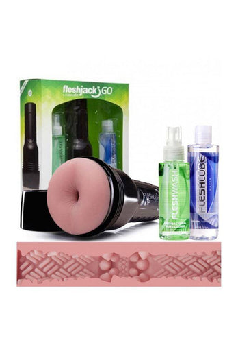 Fleshjack - GO - Surge Pink Butt Combo - Male Masturbator - Stag Shop