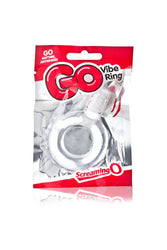 Screaming O - Go Vibe - Vibrating Cock Ring - Clear - Stag Shop