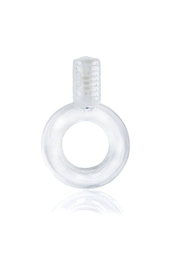 Screaming O - Go Vibe - Vibrating Cock Ring - Clear - Stag Shop