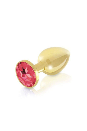 Nobu - Fetish Gold Plated Steel Plug - Assorted Sizes - Stag Shop