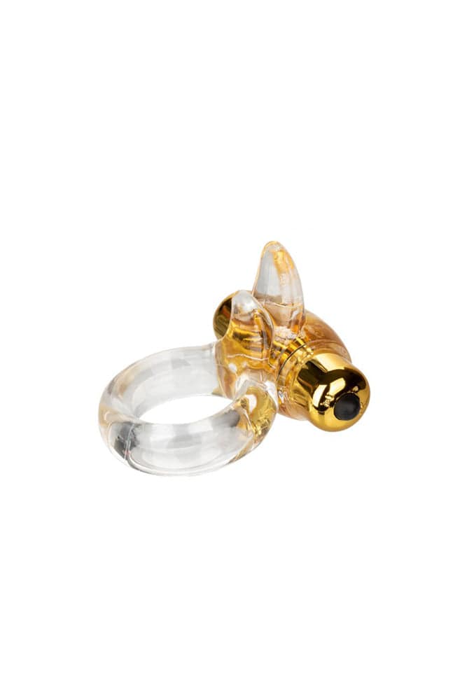 Cal Exotics - Couples Enhancer - Pure Gold Double Trouble Cock Ring - Stag Shop
