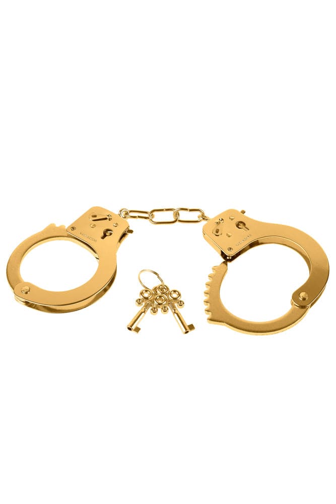 Pipedream - Fetish Fantasy Gold - Metal Handcuffs - Gold - Stag Shop
