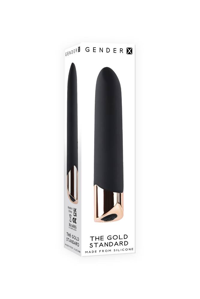Evolved - Gender X - The Gold Standard Bullet Vibrator - Black - Stag Shop