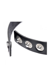 XR Brands - Master Series - Gothic Heart Chain Choker - Black - Stag Shop
