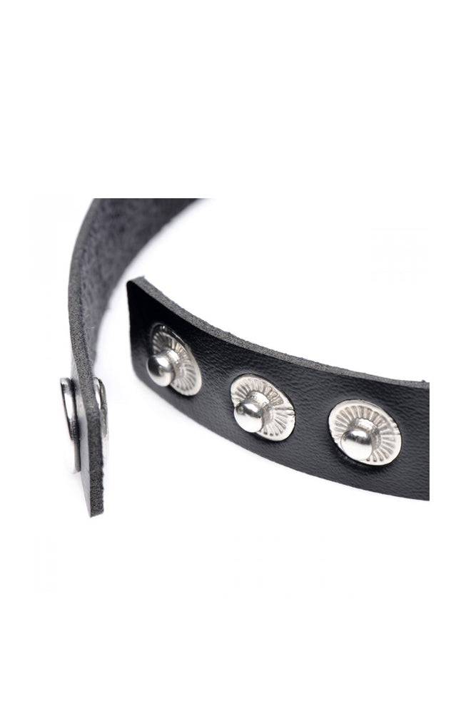 XR Brands - Master Series - Gothic Heart Chain Choker - Black - Stag Shop