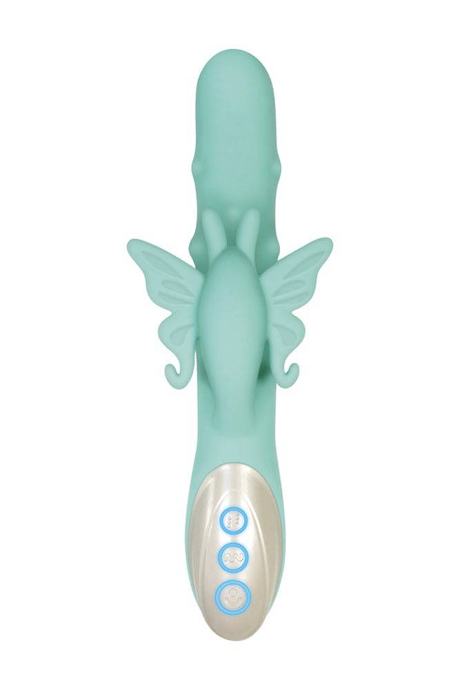 Evolved - Grand Beaded Butterfly Vibrator - Teal - Stag Shop