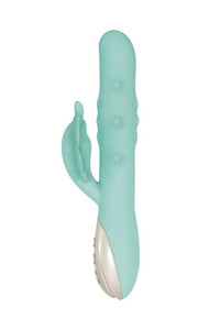 Thumbnail for Evolved - Grand Beaded Butterfly Vibrator - Teal - Stag Shop