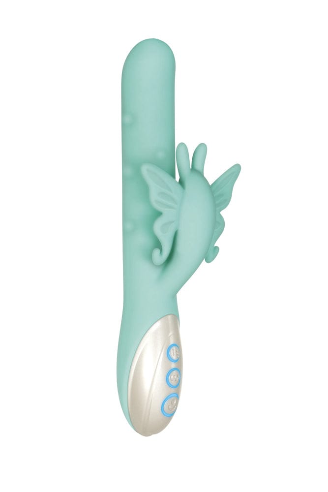 Evolved - Grand Beaded Butterfly Vibrator - Teal - Stag Shop