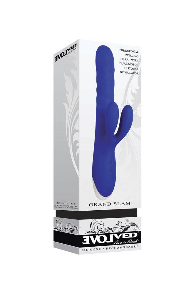 Evolved - Grand Slam Dual Vibrator - Blue - Stag Shop
