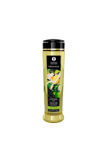 Shunga - Erotic Massage Oil - 8oz - Green Tea - Stag Shop