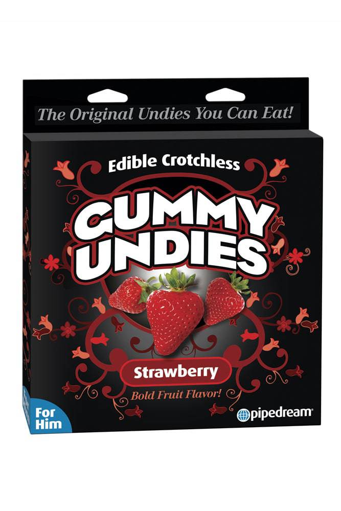 Pipedream - Edible Male Gummy Panties - Strawberry - Stag Shop